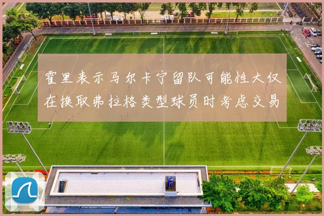 霍里表示马尔卡宁留队可能性大仅在换取弗拉格类型球员时考虑交易
